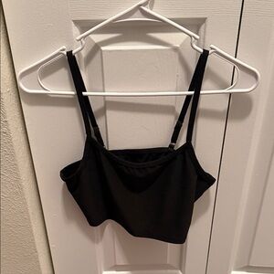 SHEIN Black Crop Top